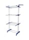 Generic Clothes Drying Rack Silver/Blue