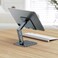 Baseus Metal iPad Stand Foldable Tablet Stand iPad Holder Stand Adjustable Mobile Phone Holder For iPad Pro 12.9 2022 iPad Air/iPad Mini/iPhone 15/14 Pro Max Galaxy Tab Huawei MatePad Pro Grey