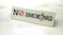 Arch Plst. Table "No Smoking" Sign Tent - Black