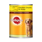 Buy Pedigree Chicken Chunks In Gravy Dog Food 400g in UAE