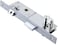 Abbasali Aluminium Door Handle Black With 20mm Lock Body