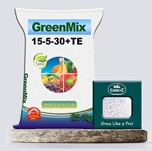 Buy NPK Fertilizer 15-5-30+TE , No.1 Fruit & Flower Fertilizer (25 kgs ...