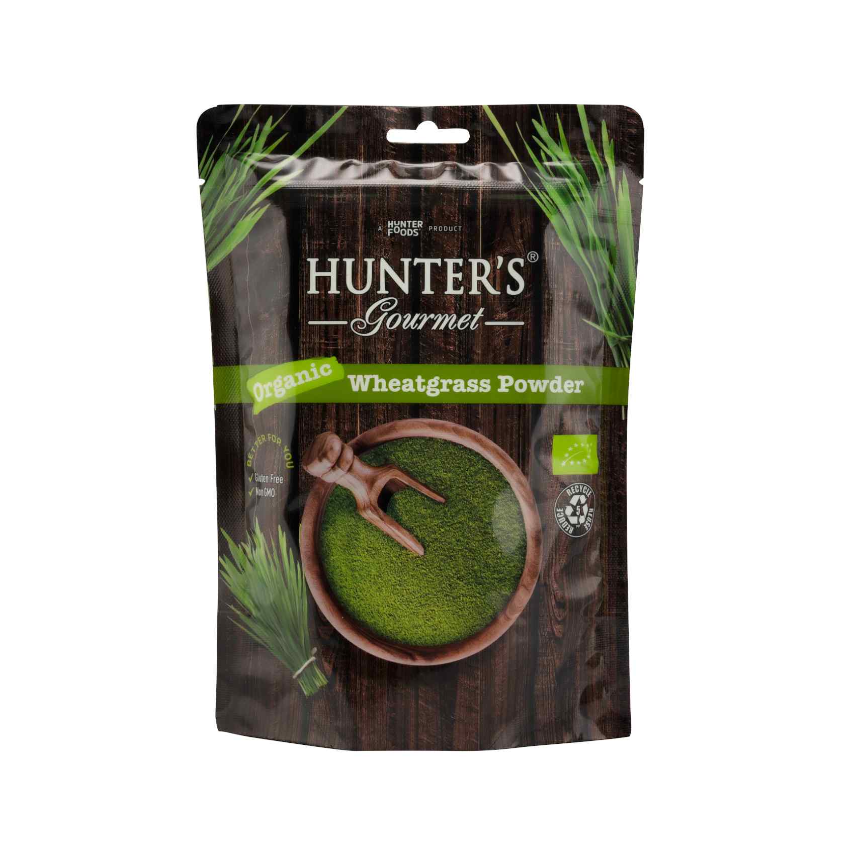 Hunter Foods Hunters Gourmet Organic Wheatgrass Powder 250g