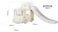Lovely Baby 3 in 1 Bus Slide Y2123 for Kids,Toddler Indoor Safe Play, Safety Handrail, Slide,Play Area, Children Fun for Indoor &amp; Outdoor Playset Best Gift for Kids up to 1 to 6 years - Beige