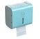 Vsell24&trade; Wall Mounted Self Adhesive Waterproof Tissue Paper Roll Dispenser Toilet Paper Napkin Holder Storage Box Compatible with Roll Paper Tissue Paper for Bathroom Kitchen Living Room Light Blue