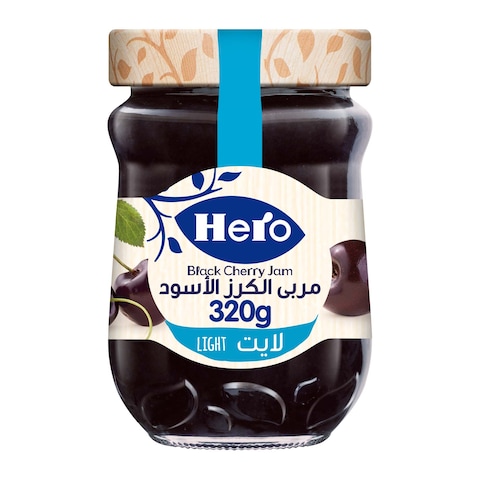 Hero Black Cherry Light Jam - 320 gm