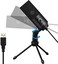 USB Microphone,Fifine Metal Condenser Recording Microphone For Laptop Mac Or Windows Cardioid Studio Recording Vocals, Voice Overs