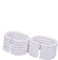 Generic Kidcia Pack Of 12 Pcs White Plastic C Shape Shower Bathroom Curtain Hook