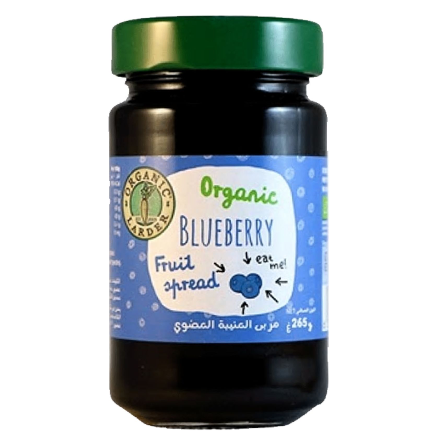 Organic Larder Blueberry Fruit Spread 265g