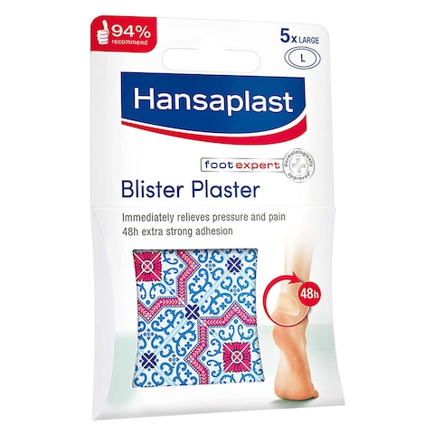 Hansaplast Large Blister Plaster, Blister Protection, 5 Pieces
