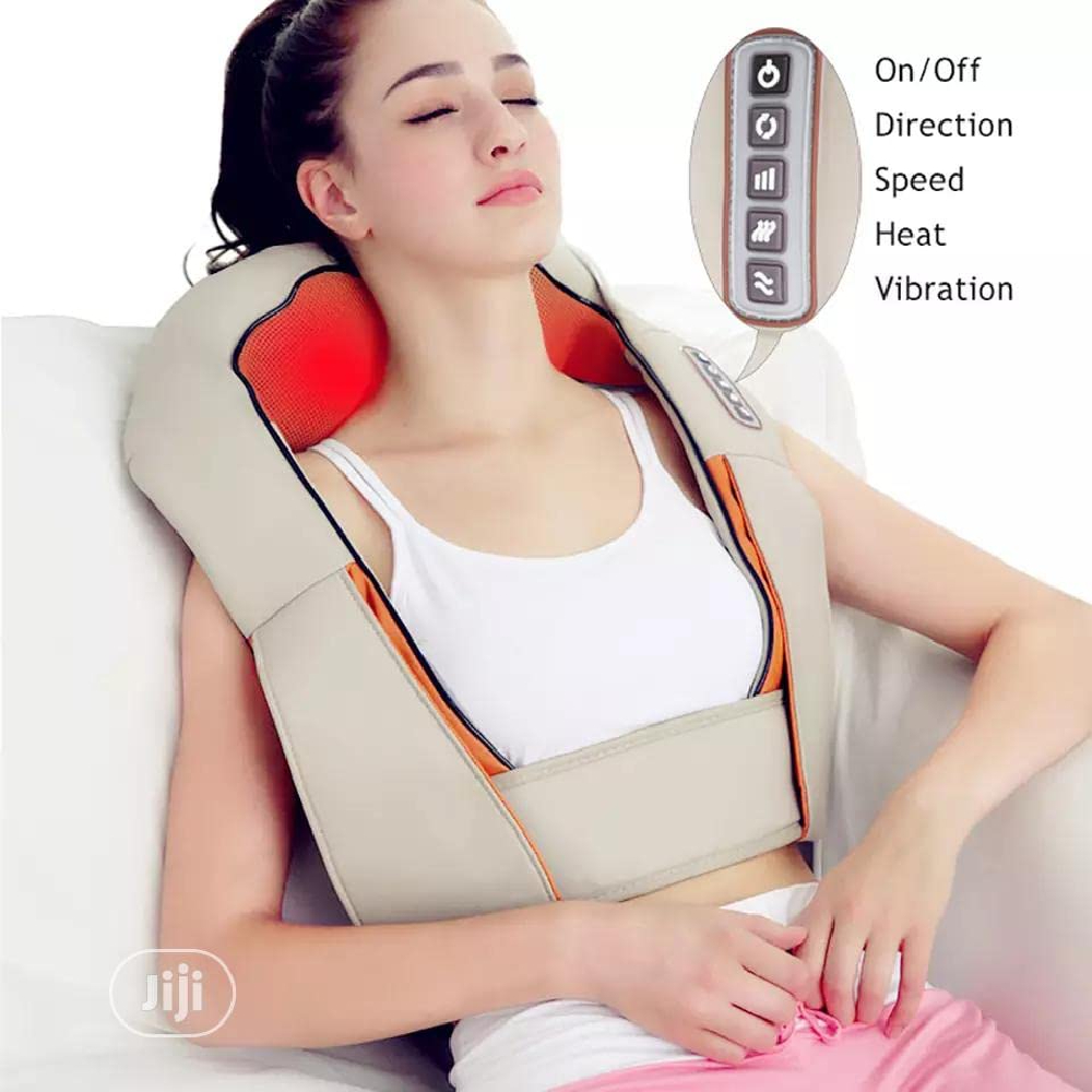 Electrical Massager For Neck Kneading Home Car U Shape Shiatsu Back Neck Shoulder Body Massager Infrared Heated Kneading