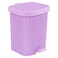 El Halal And Silver Star Palm Dustbin - Small - Purple