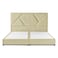 In House Janwa Velvet Bed Frame - King - 200x180 cm - Beige