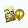 Party Time 100-Pieces 12" Metallic Hot Gold Latex Balloons For Birthday Wedding Baby Shower Anniversary Decorations - Party Supplies