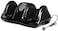 ULTIMAX Electric Foot Massager Ankle Calf Kneading Rolling Machine Circulation Shiatsu Massage Fitness Leg &amp; Foot Massager- Black