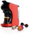 Jano Coffee Maker For Encapsulates And Ground Coffee E03402 Red Color