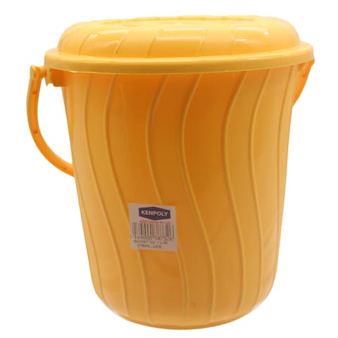 Lid Stripe Bucket With Lid 1L