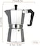 6-Cup Aluminum Espresso Percolator Coffee Stovetop Maker Mocha Pot