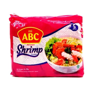 ABC Noodle Shrimp Bag 70GR X5