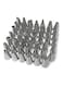 Generic 48 Pieces Stainless Steel Cake Decorating Tools Silver 12x2.5x4.5cm