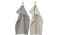 Generic Tea Towel, Square Stripe/Grey Beige 50X70cm, 2Pack