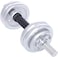 ULTIMAX 15 kg Chrome Dumbbell Set Adjustable Dumbbells set Cast Iron Adjustable Dumbbell Set - Hand Weight Lifting CHROME + Box
