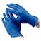 Kleen Grip 100 Blue Disposable Vinyl Gloves Powder Free Medium