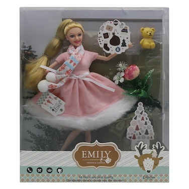 EMILY PINK DRESS JOINTS BODY DOLL