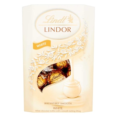 Lindt Lindor White Chocolate Truffles 200g