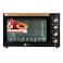 AFRA Electric Oven Toaster, 55L, 1900w Convection Rotisserie &amp; Oven Lamp, 4 Knobs Tray, Rack, Handle, 7-Functions Control, Adjustable Thermostat 70 To 250C, AF-5519OTBK, 2-Year Warranty