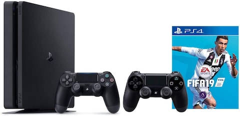 Sony Playstation 4 1TB Console With 2 Dualshock 4 Controller And FIFA 19