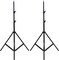 Coopic 2Pcs L-200 200cm/ 6.5 Feet Professional Heavy Duty Light Stands For Photography And Video Lighting