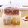 Aiwanto 1 Pc Kitchen Storage Box Kitchen Storage Container Tray Refrigerator Storage Box Fruits Vegetable Storage Box Pantry Bathroom Storage Box