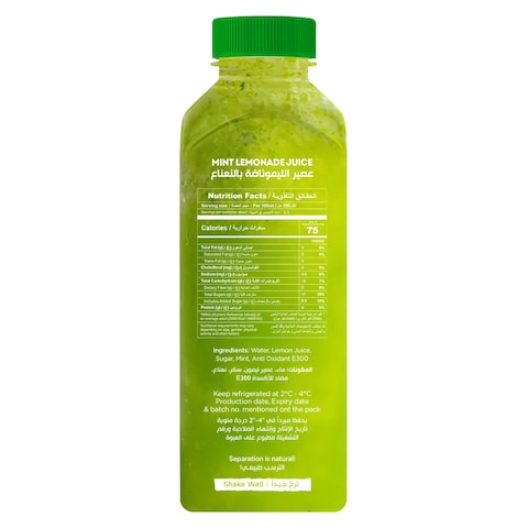 Buy Carrefour Fresh Mint Lemonade Juice 330ml Online Carrefour UAE