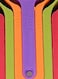 Generic 6 Pcs Of Plastic Measuring Cups And Spoons Set Multicolour 5centimeter