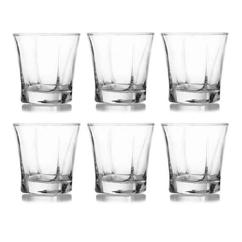 Lav Truva Glass Tea Cup Set - 280 ml - 6 Pieces