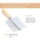Petbroo Steel Comb With Wooden Handle 17x5cm