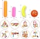 64 Pieces Magnetic Building Sticks Blocks Toy, Stem Educational Construction Toys, 3D Magnet Building Puzzle Toys Gift for Kids and Toddler (64 PCS)
