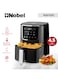 Nobel 4.5 Ltrs Multifunctional Air Fryer With 8 Preset Programs, Overheat Prevention, Digital Touch With High Speed Air Circulation Technology Frying And Non- Stick 1400W NAF600 Black