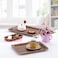 Evelin Medium Serving Tray For Breakfast, Drinks, Snack For Dining/Coffee Table. Bed Table Tray Platters Food Serving Tray Perfect For Kitchen Hotels Bars - Bed Breakfast Tea Serving Lap Tray.