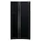 Hitachi 595L Net Capacity Side By Side 2 Door Inverter Series Refrigerator Glass Black- RS700PUK0GBK