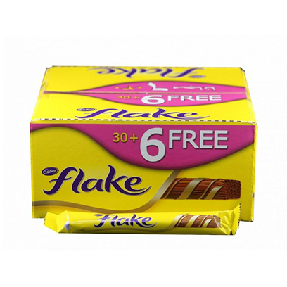 Cadbury Flake Chocolate 18GR 30+6 Free