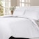 Dream Bell 300tc Cotton King Size Fitted  Bedsheet  - White