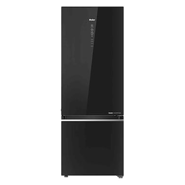 Haier HRB-3664PKG-E Double Door Refrigerator Black 346L