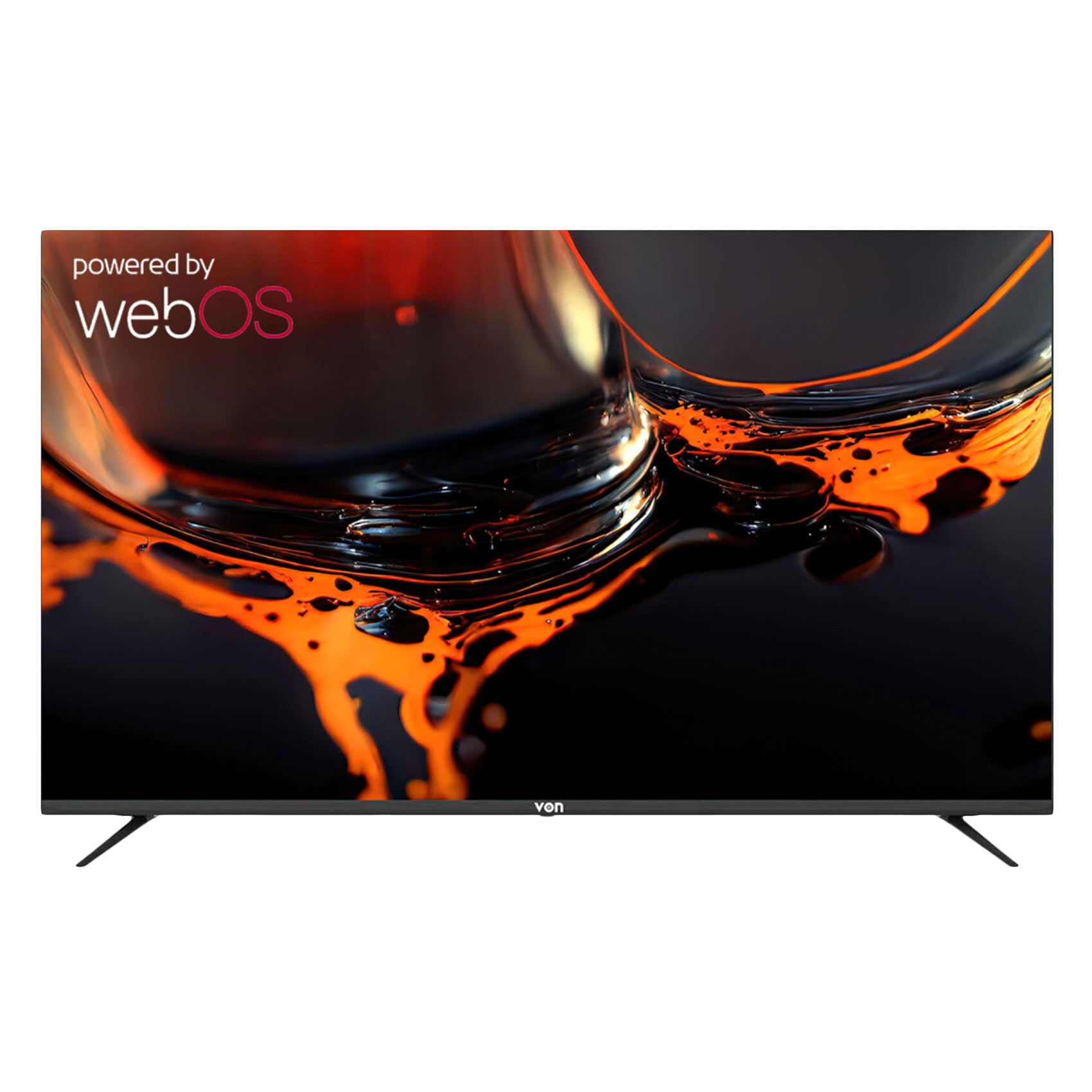 Von VEL43FSVW Ultra HD Smart LED TV 43 Inch Black