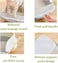 Cat Litter Box With Round Edges, Semi-Enclosed Open Top Cat Litter Box With Cat Litter Scoop，Cat Sandbox ,Cat Toilet,Suitable for All Kinds of Cat Litter(Large)