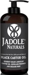 Jadole Naturals Jamaican Black Castor Oil 100% Pure &amp; Organic, Suitable For All Skin And Hair Types, 8OZ/240ml