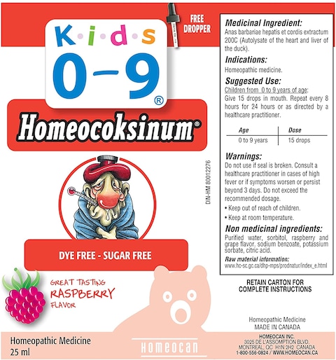 Homeocan Kids 0-9 Flu Buster Homeocoksinum (25ml)