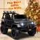 RBWTOYS - Power Electric 2022 Jeep Gravity XXL  12V Battery &amp; Two Seats S609 (BLACK) 130x85x78cm.