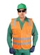 Vaultex - Reflective Safety Vest Orange/Grey Small